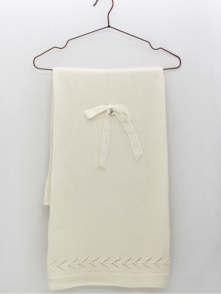 Christening baby shawl