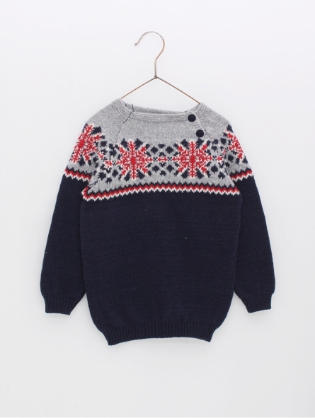 Boy's sweater with Greca