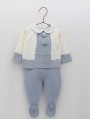 Conjunto niño de punto bicolor