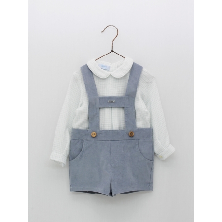 Camisa bambula y pantalón tirantes