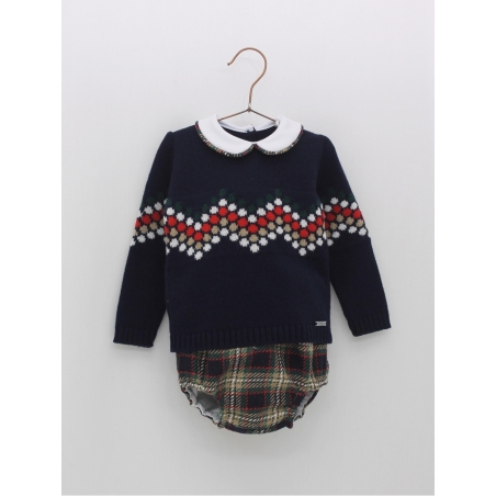 Conjunto niño Tartán