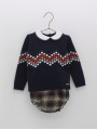 Conjunto niño Tartán