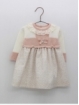 Powder pink and ecru skirt