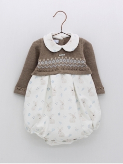 Autumn knit body romper