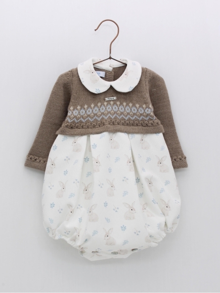 Autumn knit body romper