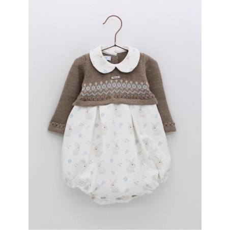 Autumn knit body romper