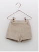 Pantalón curto de pana