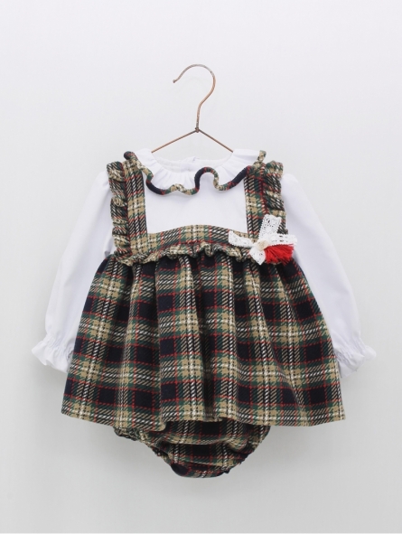 Tartan bloomer set