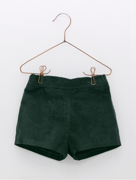 Pantalón curto de pana