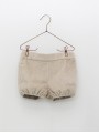 Corduroy shorts with elastic bands