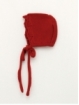 Knit hood with wave