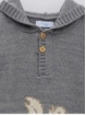 Camisola capucha com desenho ardilla