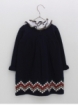 Vestido de ponto com greca