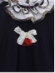 Vestido de ponto com greca