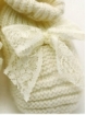 Lace bow booties