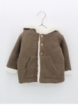 Baby trench coat with hood