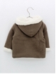 Baby trench coat with hood