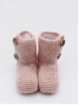 Patucos efecto bota con botones