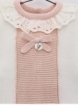 Conjunto niña de punto bicolor
