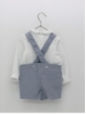 Camisa bambula y pantalón tirantes