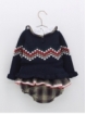 Conjunto menina Tartán