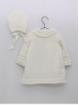Knitted coat and hood