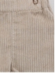 Pantalón curto de pana