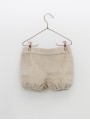 Corduroy shorts with elastic bands