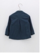 Gold mandarin collar shirt