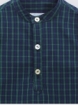 Gold mandarin collar shirt