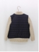 Combined knitted jacket
