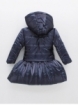 Satin quilted coat