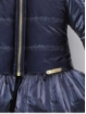 Satin quilted coat
