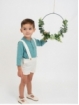 Green linen shirt