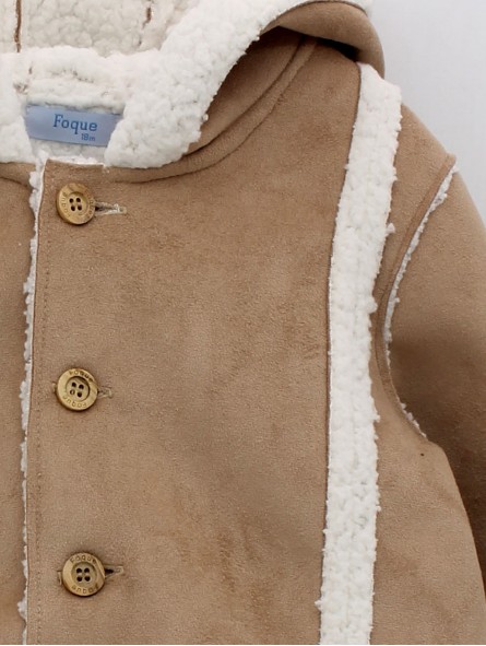 Trenca doble faz con capucha