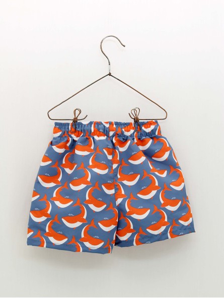 Whales boys’ swimming costume
