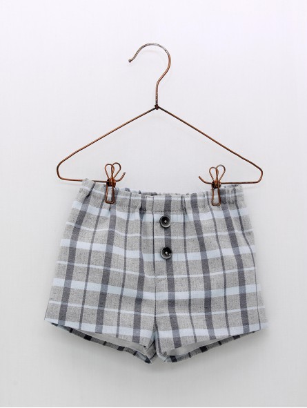 Pantalón corto cuadros
