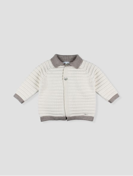 Double links stitch duffle coat