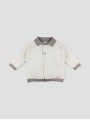 Double links stitch duffle coat