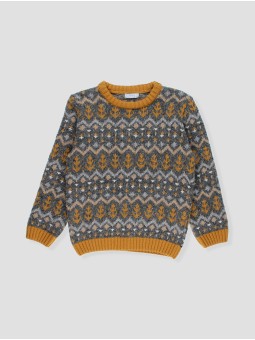 Greek key sweater