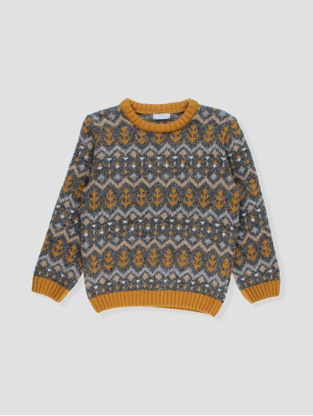 Greek key sweater