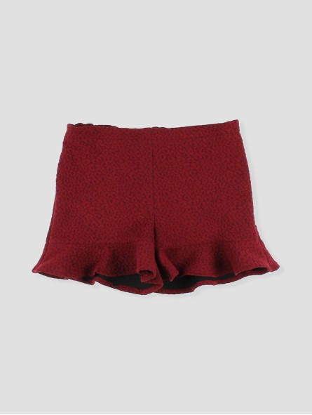 Calça curta Burgundy