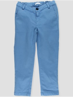 Long basic canvas trousers