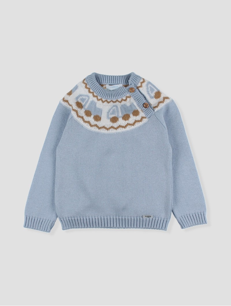 Camión Greek key sweater