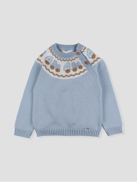 Camión Greek key sweater