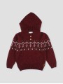 Camisola com Capucha Burgundy