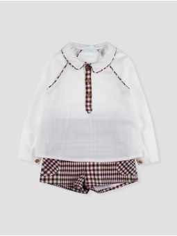 Burgundy boys’ set