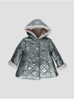 A-line quilted coat