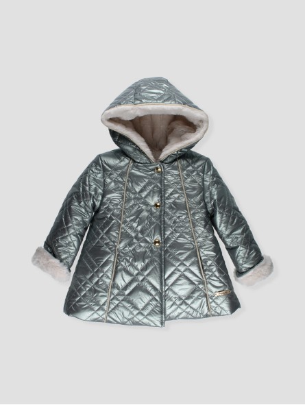 A-line quilted coat