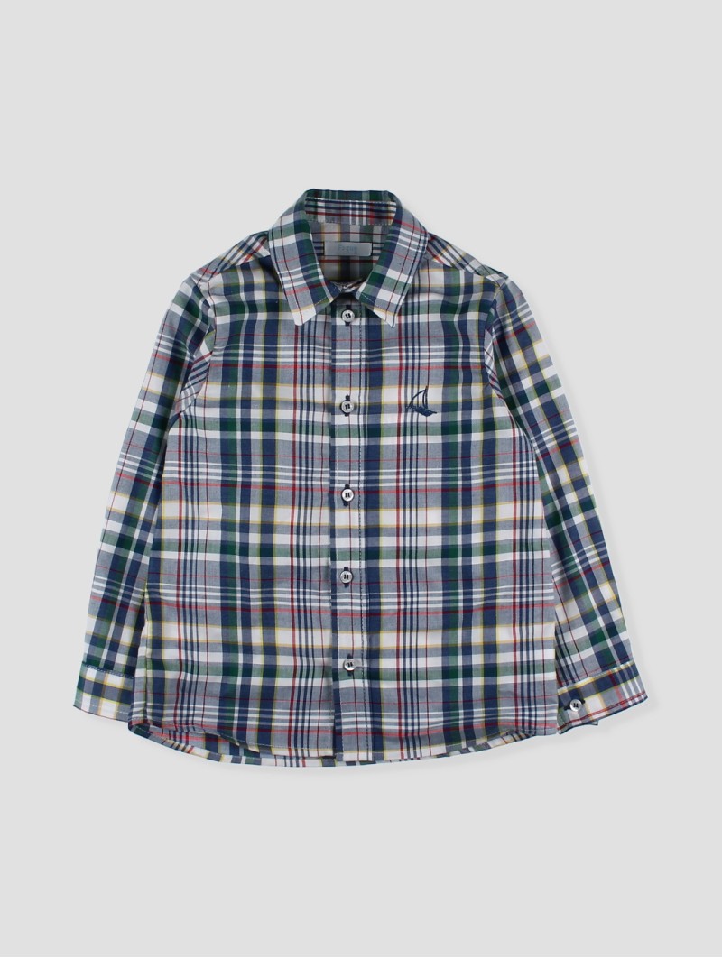 Camisa cuadro multicolor